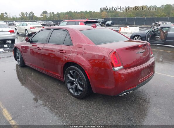 2C3CCABG4MH525718 2021 CHRYSLER 300 Burgundy Rear left