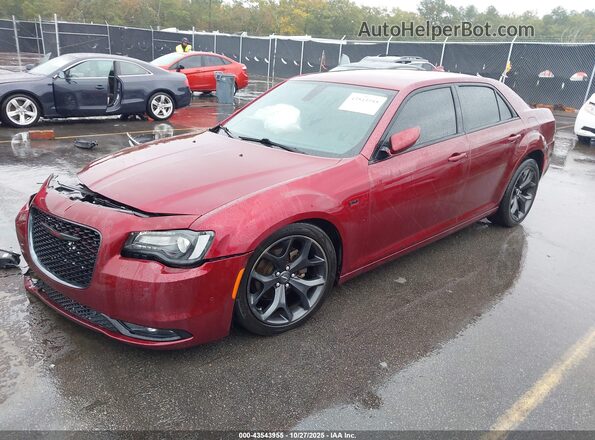 2C3CCABG4MH525718 2021 CHRYSLER 300 Burgundy Front left