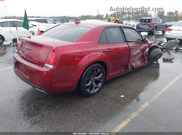 2C3CCABG4MH525718 2021 CHRYSLER 300 Burgundy Rear right