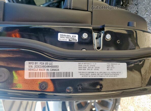 2C3CCABG4MH550053 2021 CHRYSLER 300 Black 