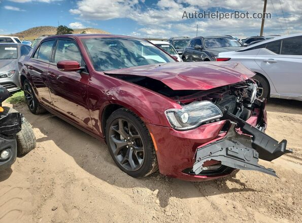 2C3CCABG6NH228872 2022 CHRYSLER 300 Burgundy Przód prawy