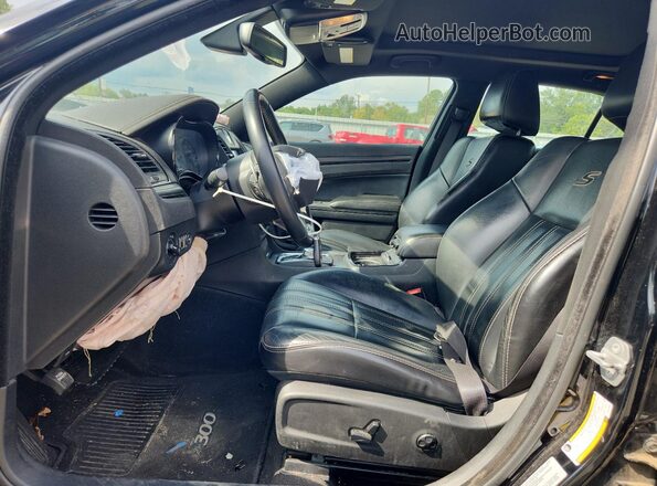 2C3CCABGXGH135386 2016 CHRYSLER 300 Black Вид салону спереду