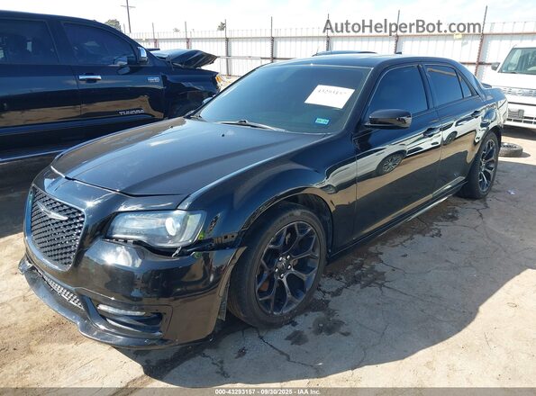 2C3CCABT0LH217246 2020 CHRYSLER 300 Black Առջևի ձախ երեք քառորդ տեսարան