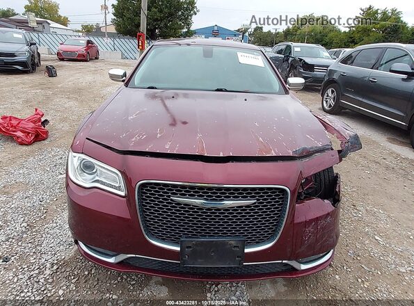 2C3CCAEG3GH212059 2016 CHRYSLER 300 Maroon Widok zestawu wskaźników