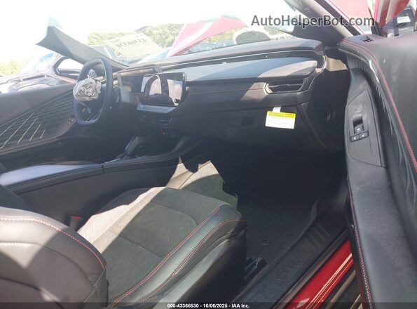 2C3CDBCK2SR560254 2025 DODGE CHARGER Red Widok wnętrza z przodu