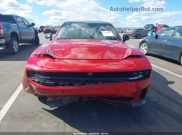 2C3CDBCK2SR560254 2025 DODGE CHARGER Red Widok zestawu wskaźników