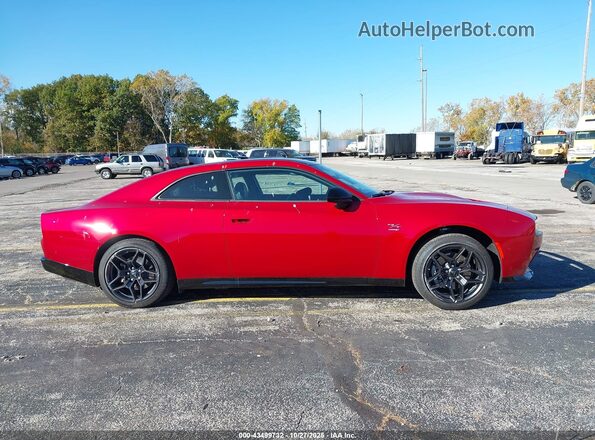 2C3CDBCK7RR206594 2024 DODGE CHARGER Red Սալոնի հետևի տեսք