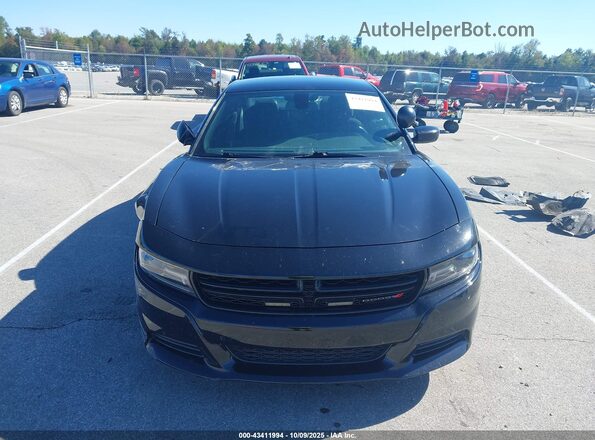 2C3CDXAT5GH228833 2016 DODGE CHARGER Black უკანა სალონის ხედი