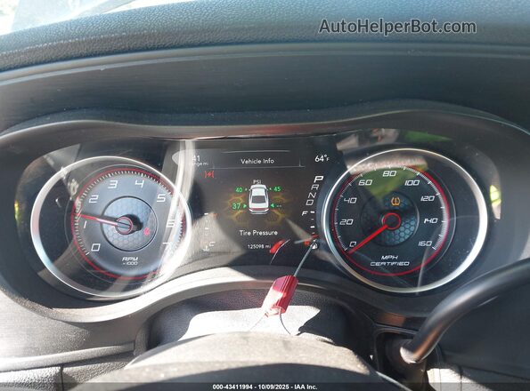 2C3CDXAT5GH228833 2016 DODGE CHARGER Black უკანა სავარძლების ხედი