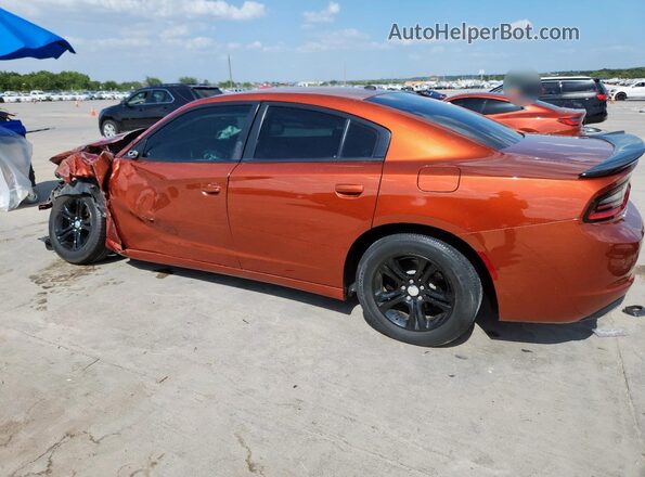 2C3CDXBG0LH173462 2020 DODGE CHARGER Orange Rear left