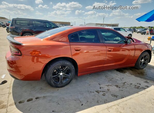 2C3CDXBG0LH173462 2020 DODGE CHARGER Orange Rear right