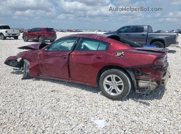 2C3CDXBG1LH237220 2020 DODGE CHARGER Maroon Rear left