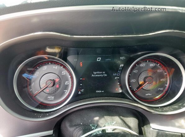 2C3CDXBG1LH237220 2020 DODGE CHARGER Maroon Instrument cluster view