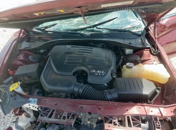 2C3CDXBG1LH237220 2020 DODGE CHARGER Maroon Rear interior view