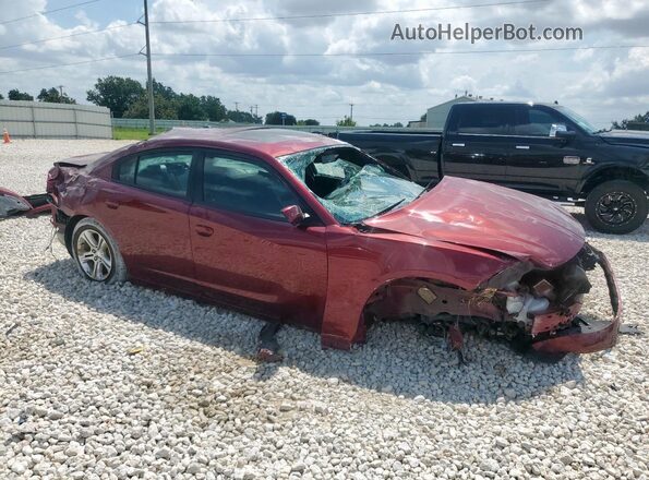 2C3CDXBG1LH237220 2020 DODGE CHARGER Maroon Front right