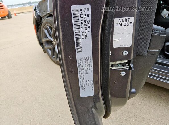 2C3CDXBG1MH656606 2021 DODGE CHARGER Gray 