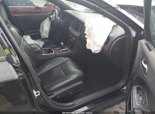 2C3CDXBG1NH208142 2022 DODGE CHARGER Black წინა სალონის ხედი