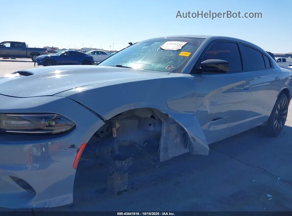 2C3CDXBG3LH208088 2020 DODGE CHARGER Gray Front view
