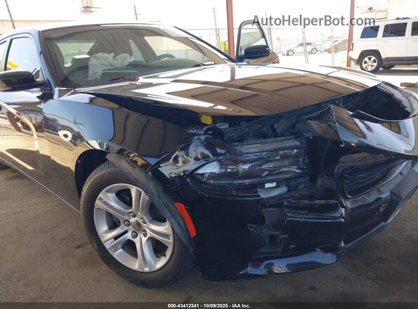 2C3CDXBG4LH119257 2020 DODGE CHARGER Black Вид спереду
