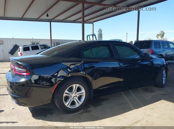 2C3CDXBG4LH119257 2020 DODGE CHARGER Black Вид задньої частини салону