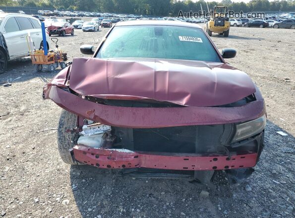 2C3CDXBG5LH195814 2020 DODGE CHARGER Red Vista frontal