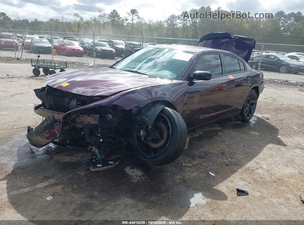 2C3CDXBG5NH161732 2022 DODGE CHARGER Фиолетовый Передняя левая четверть