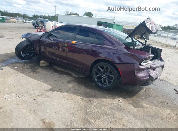 2C3CDXBG5NH161732 2022 DODGE CHARGER Фиолетовый Задняя левая четверть