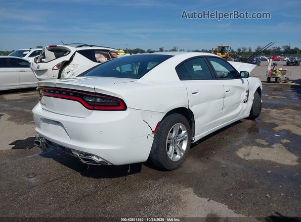 2C3CDXBG5NH264097 2022 DODGE CHARGER Белый Задняя правая четверть