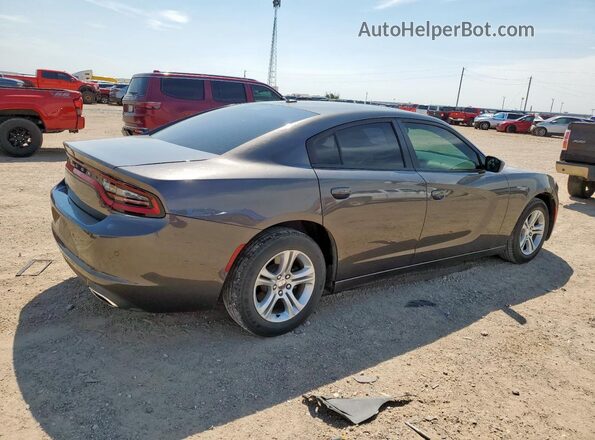 2C3CDXBG7LH214038 2020 DODGE CHARGER Серый Задняя правая четверть