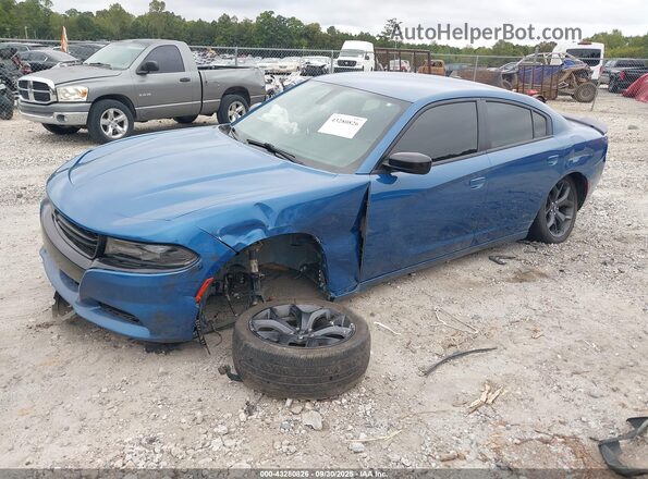2C3CDXBG7LH249159 2020 DODGE CHARGER Blue Front left