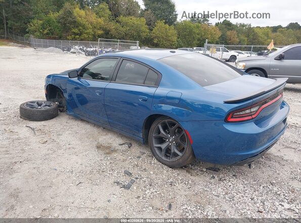 2C3CDXBG7LH249159 2020 DODGE CHARGER Blue Rear left