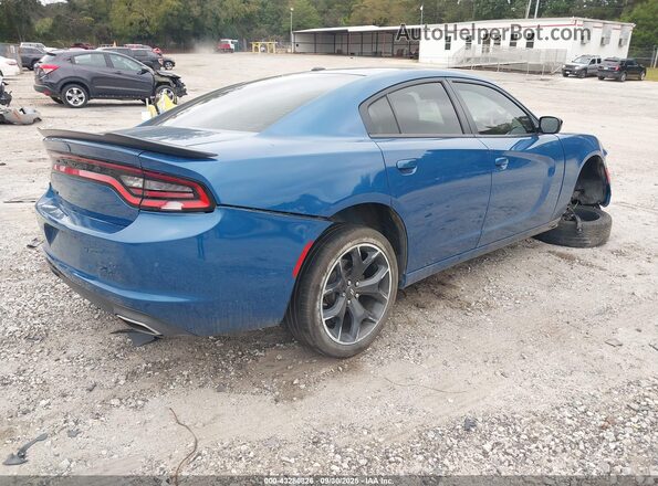 2C3CDXBG7LH249159 2020 DODGE CHARGER Blue Rear right
