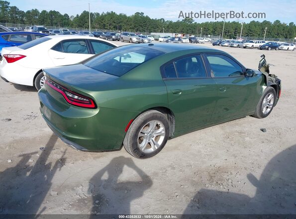 2C3CDXBG8LH119522 2020 DODGE CHARGER Green Rear right