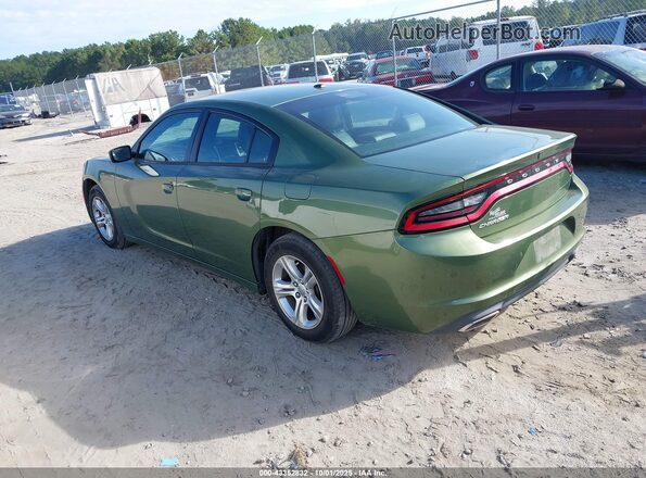 2C3CDXBG8LH119522 2020 DODGE CHARGER Green Rear left