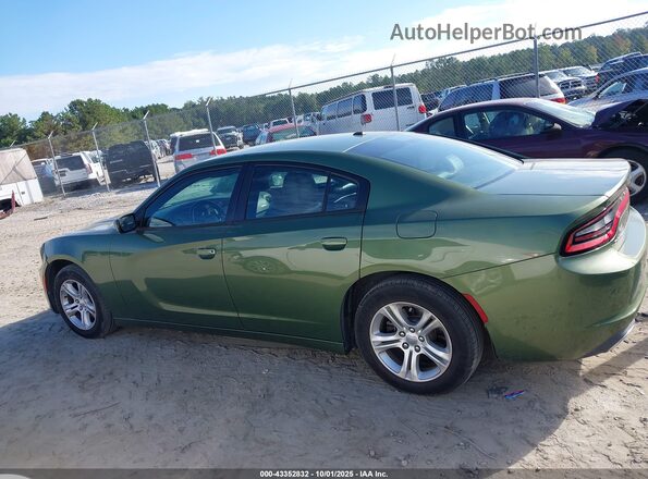 2C3CDXBG8LH119522 2020 DODGE CHARGER Green 360 interior view