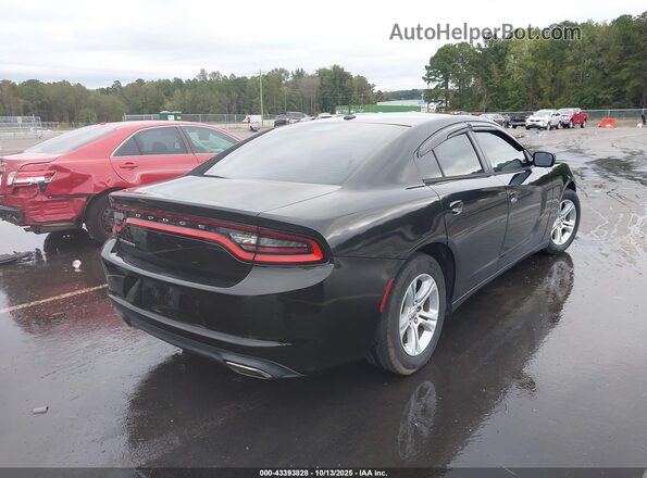 2C3CDXBG9GH109801 2016 DODGE CHARGER Black უკანა მარჯვენა