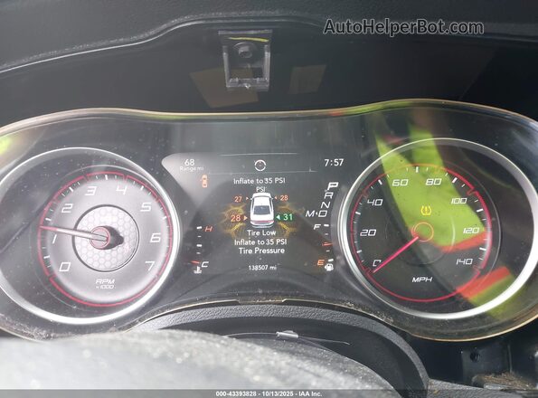 2C3CDXBG9GH109801 2016 DODGE CHARGER Black უკანა სავარძლების ხედი