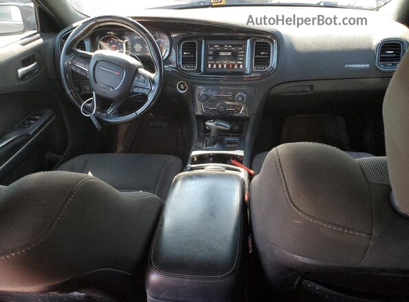 2C3CDXBG9KH698941 2019 DODGE CHARGER Gray Dashboard view