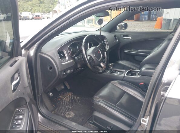 2C3CDXBG9LH140668 2020 DODGE CHARGER Gray Widok wnętrza z przodu