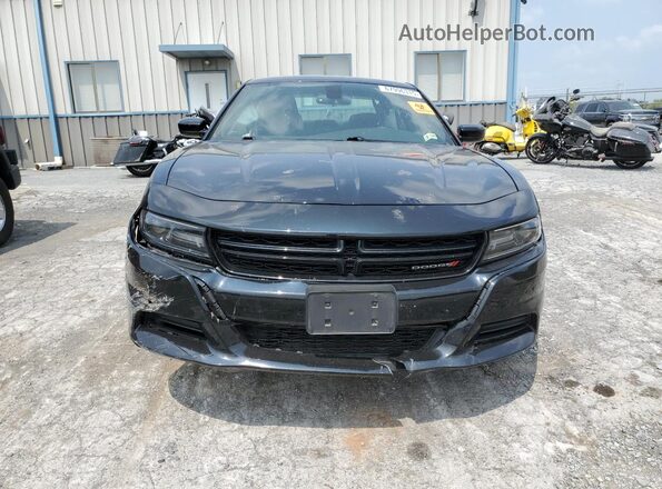 2C3CDXBG9LH237904 2020 DODGE CHARGER Black წინა ხედი