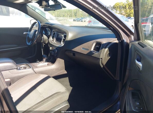 2C3CDXBG9NH255645 2022 DODGE CHARGER Gray Widok wnętrza z przodu