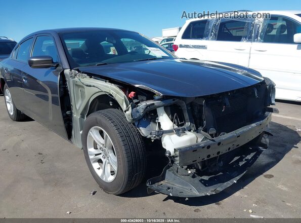 2C3CDXBG9NH255645 2022 DODGE CHARGER Gray Widok z przodu
