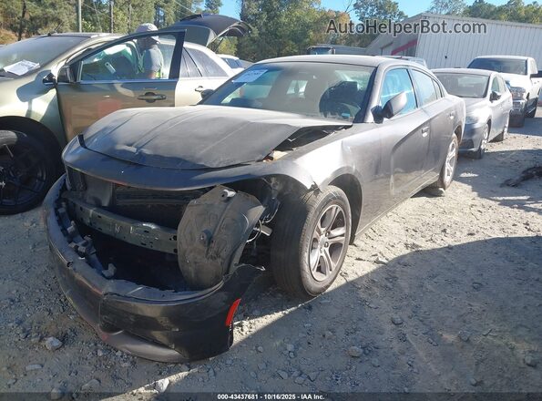 2C3CDXBGXLH144583 2020 DODGE CHARGER Gray წინა მარცხენა ხედი სამი მეოთხედიდან