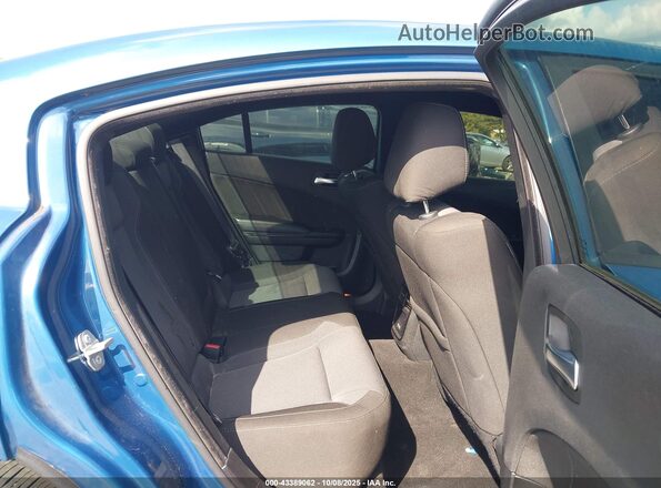 2C3CDXBGXLH249642 2020 DODGE CHARGER Blue Vista de la etiqueta del VIN