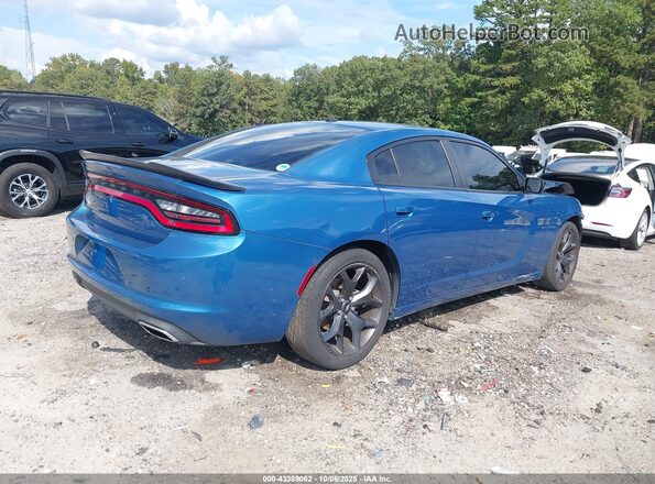 2C3CDXBGXLH249642 2020 DODGE CHARGER Blue Trasero derecho