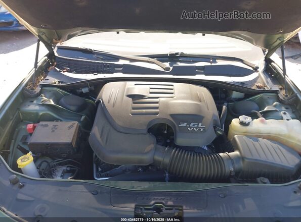 2C3CDXBGXNH176906 2022 DODGE CHARGER Зеленый Вид сзади