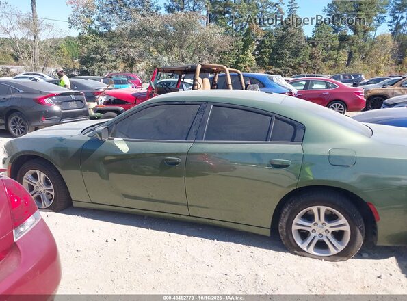 2C3CDXBGXNH176906 2022 DODGE CHARGER Зеленый Панорамный вид салона 360°