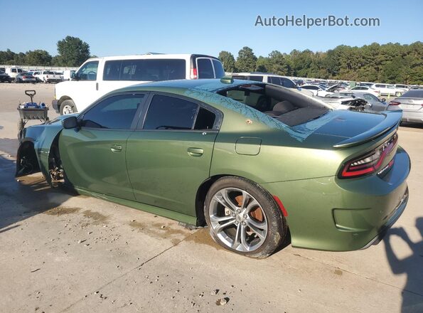 2C3CDXCT0NH109761 2022 DODGE CHARGER Зеленый Задняя левая четверть
