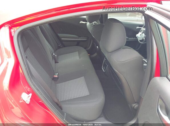 2C3CDXCT0NH152495 2022 DODGE CHARGER Red Vista de la etiqueta del VIN