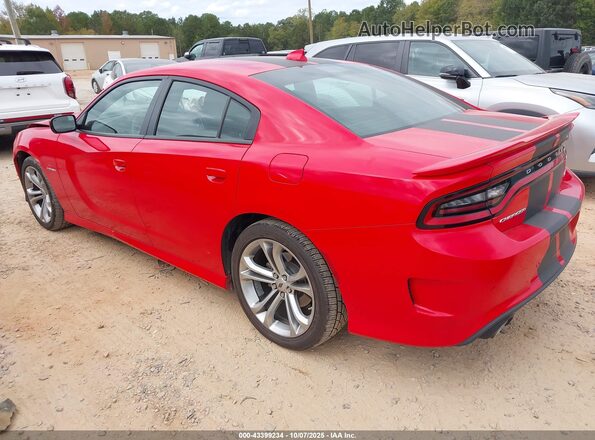 2C3CDXCT0NH152495 2022 DODGE CHARGER Red Trasero izquierdo